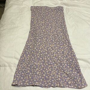 Blush Boutique floral strapless dress